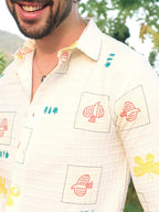Campus Sutra Butterfly Pine Shirt