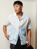Campus Sutra Landscape Strokes Shirt