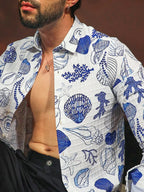 Campus Sutra Seashell Shirt
