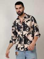 Campus Sutra Paint Strokes Shirt