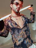 Campus Sutra Paisley Flora Shirt
