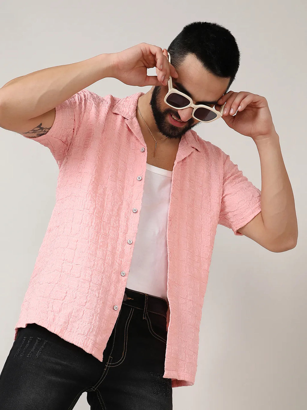 Campus Sutra Box-Creased Shirt