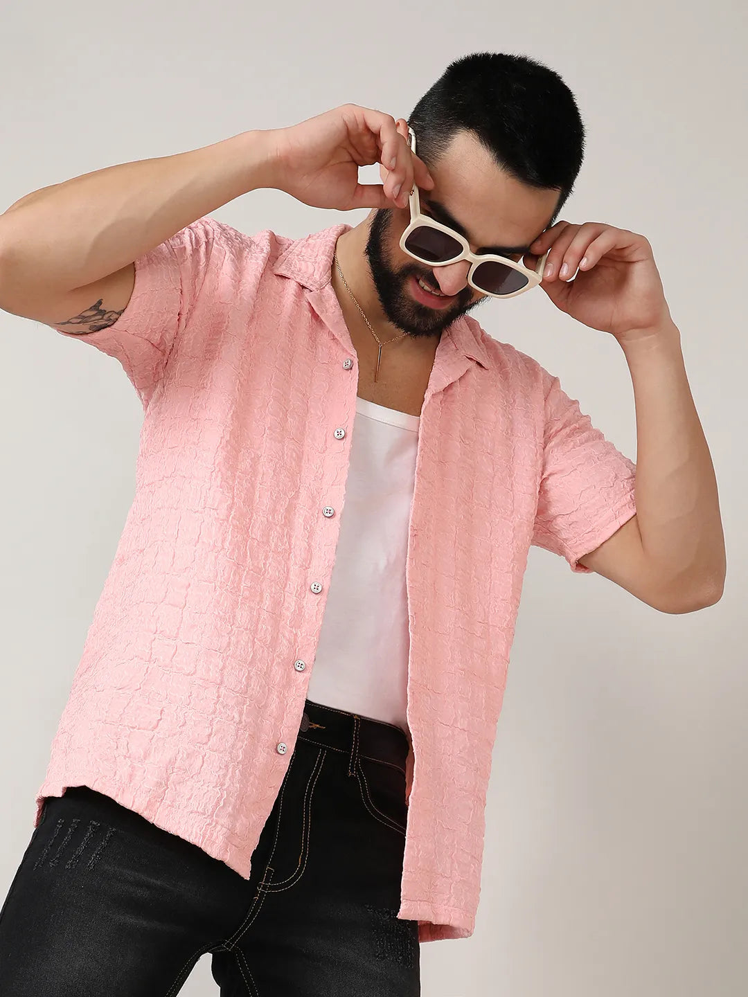 Campus Sutra Box-Creased Shirt