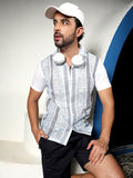 Campus Sutra Fish Eye Ethnic Shirt