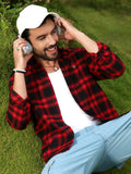 Campus Sutra Brushed Buffalo Check Shirt