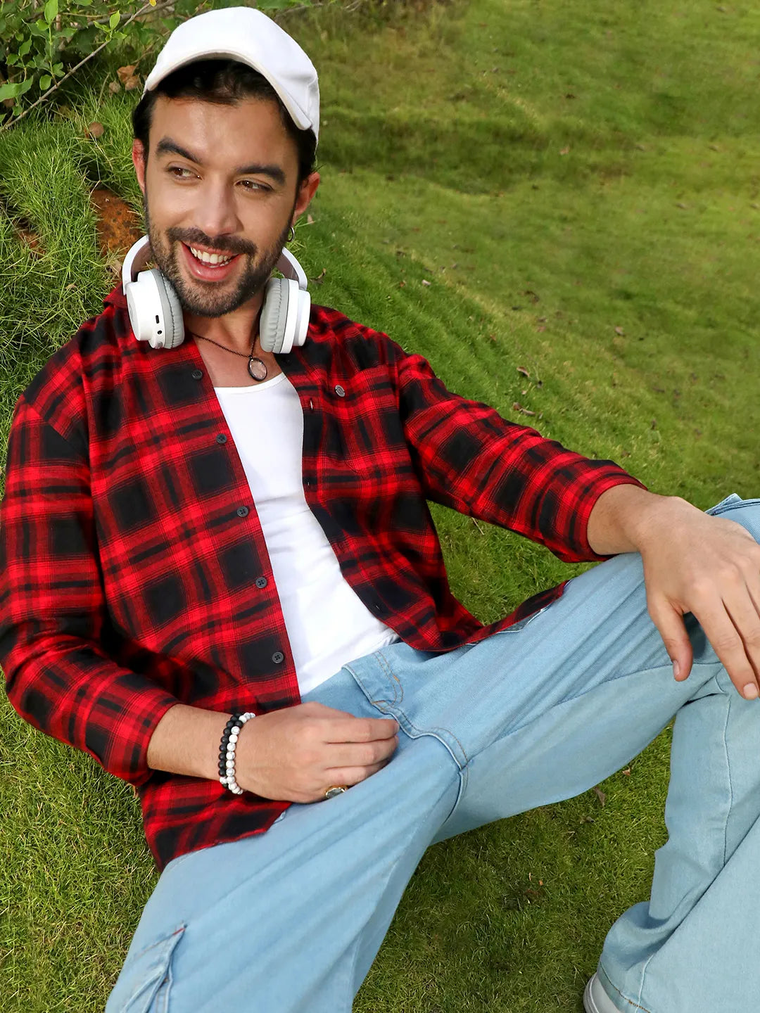 Campus Sutra Brushed Buffalo Check Shirt