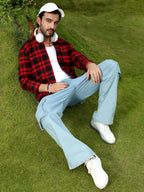 Campus Sutra Brushed Buffalo Check Shirt