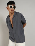 Campus Sutra Embroidered Twist Shirt