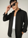Campus Sutra Stripe-Creased Shirt