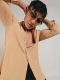 Campus Sutra Textured Micro Buffalo Check Shirt