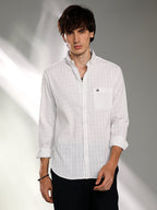 Campus Sutra Quad-Textured Shirt