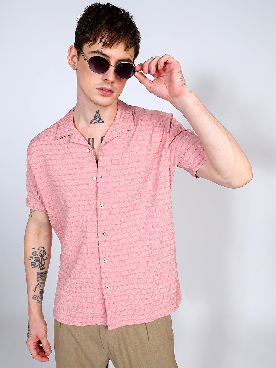 Campus Sutra Ruched Shirt