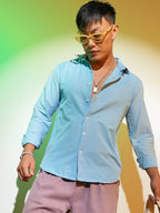 Campus Sutra Solid Basic Shirt