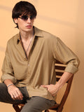 Campus Sutra Breezy Wrinked Shirt
