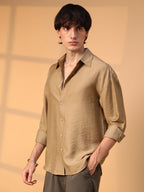 Campus Sutra Breezy Wrinked Shirt