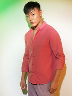 Campus Sutra Solid Basic Shirt