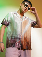 Campus Sutra Earthy Strokes Shirt