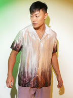 Campus Sutra Earthy Strokes Shirt