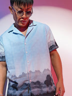 Campus Sutra Lakeside Ombre Shirt