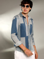 Campus Sutra Retro-Pleat Shirt
