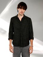 Campus Sutra Gingham Shirt
