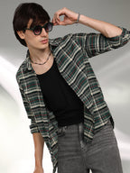 Campus Sutra Woven Plaid Shirt