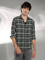 Campus Sutra Woven Plaid Shirt