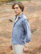 Campus Sutra Solid Velvet Shirt