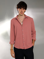 Campus Sutra Stripe-Creased Shirt