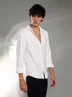 Campus Sutra Rope-Textured Shirt