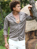 Campus Sutra Sheen Chevron Shirt