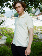 Campus Sutra Solid Creased Knit Shirt