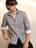 Campus Sutra Tartan Plaid Shirt