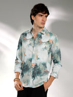 Campus Sutra Faded Bloom Shirt