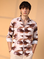 Campus Sutra Brush Strokes Shirt