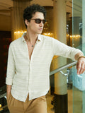 Campus Sutra Contrast-Lined Shirt