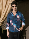 Campus Sutra Abstract Fluid Shirt