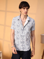 Campus Sutra Contrast Grazed Shirt