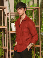 Campus Sutra Relaxed Utility Shirt