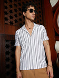 Campus Sutra Wavelength-Knit Shirt