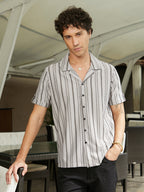 Campus Sutra Wavelength-Knit Shirt