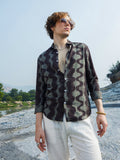 Campus Sutra Wave-Ombre Shirt