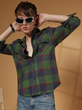 Campus Sutra Check Utility Shirt