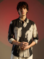 Campus Sutra Contrast Dab Shirt