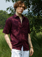 Campus Sutra Foliage-Tactile Shirt