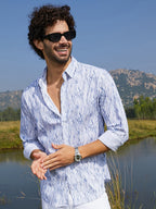 Campus Sutra Duo-Brushed Shirt