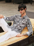 Campus Sutra Zebra-Kaleidoscopic Shirt