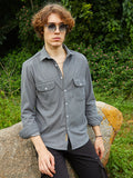 Campus Sutra Micro-Tactile Utility Shirt