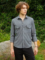 Campus Sutra Micro-Tactile Utility Shirt