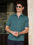 Campus Sutra Warp-Tactile Shirt